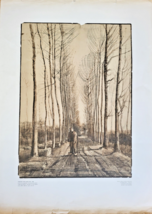 Van Gogh – The Poplar Avenue - Stedelijk Museum Amsterdam - Poster - 1970 - $228.24