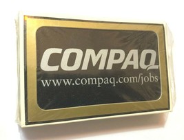 Compaq Vintage Computers 80s 90s New Gemaco Plastic Coated Playing Cards Sealed - $9.87