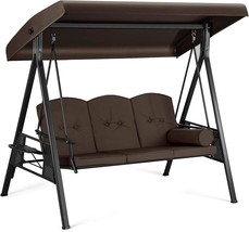 Pamapic 3-Seater Outdoor Patio Swing Chair In Topaz, Featuring An, And P... - $362.98