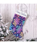 Christmas Stocking - Holiday Sock - Disco Snow - £10.89 GBP