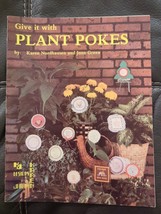 Give It With PLANT POKES for Counted Cross Stitch KJ Designs Vintage 1982 - £6.60 GBP