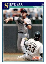 1991 Score #32 Steve Sax EX/NM - $1.73