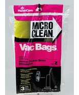 HomeCare Micro Clean Type Z Bag, 3-Pack Bags~Antibacterial - $212.68 MXN