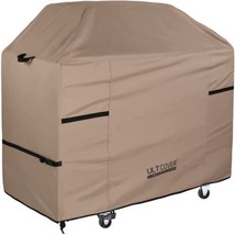 BBQ Gas Grill Cover 64&quot; Waterproof Brown For Weber Nexgrill Char-Broil Brinkmann - £45.12 GBP