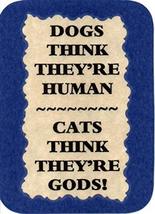 Set of 3 3155 Humorous 3&quot; x 4&quot; Refrigerator Magnets Kitchen Decor Gift Dogs Huma - £7.81 GBP