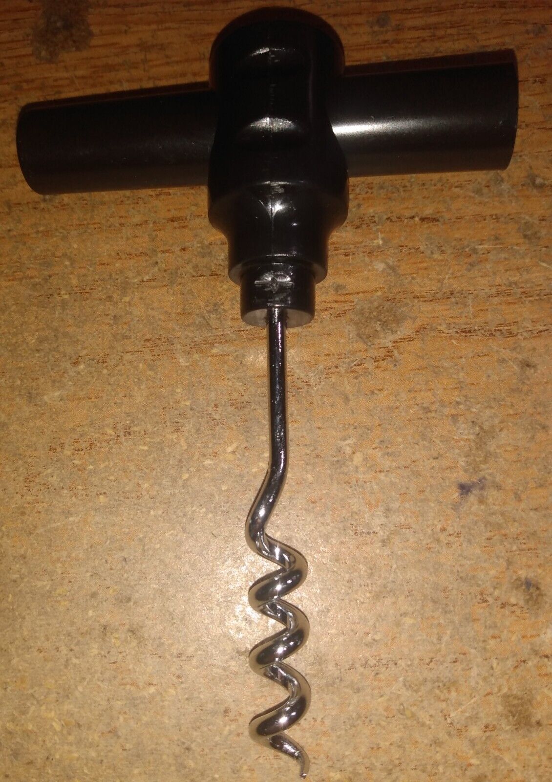 Black Pocket Corkscrew Traveler Wine Bottle Opener Bar Key Cork Puller - $2.00