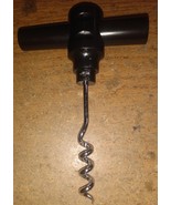 Black Pocket Corkscrew Traveler Wine Bottle Opener Bar Key Cork Puller - $2.00