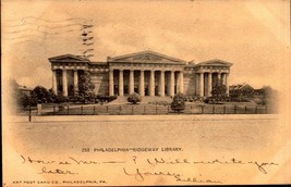 1905 Philadelphia - Ridgeway LIBRARY- Rppc Postcard BK63 - £3.89 GBP