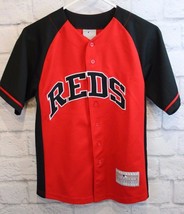 MLB Genuine Merchandise Cincinnati Reds BRUCE Red Black Jersey Y 10-12 - $14.30