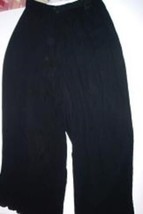 Pre-owned BYBLOS Womens Black Wide Leg Pant Size 48 Made in Italy - £38.65 GBP