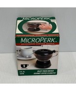 Microperk Microwave Coffee Maker Percolator 1 Cup 8 oz Serving Size  New... - $9.98