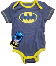 Dc Comics Batman Baby One Piece Pajama Sleepwear Pajama Size 6/9M New W Tags - £8.69 GBP