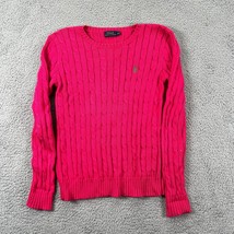 Polo Ralph Lauren Womens Pink Long Sleeve Crew Neck Pullover Sweater Size M - £31.64 GBP