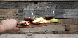 Barrel Stave Wine and Cheese Flight - Uksi - Made from retired Californi... - $24.99