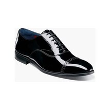 Stacy Adams Concorde II Cap Toe Oxford Tuxedo Shoes Black Patent 25721-004 image 5