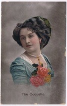 Postcard Lady Flowers The Coquette - £3.88 GBP