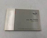 2003 Nissan Altima Owners Manual OEM C02B09050 - $31.49