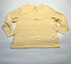 Blair Sweater Shirt Womens Cornsilk Yellow  Long Sleeve Blouse 3xl NWT NEW - £14.18 GBP