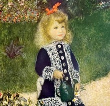 A Girl With A Watering Can Renoir Colorplate Art Print 1939 Antique LGADCP - £79.00 GBP