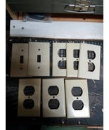 Beige Switch Plate Cover lot of 8 - $25.99