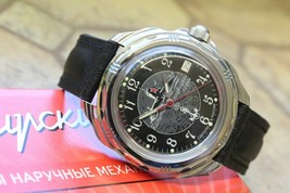 Vostok Komandirsky Russian Military Wrist Watch # 211831 NEW - £55.93 GBP+