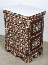 Syrian Mother of Pearl Inlay Nightstands, Cabinet, Night Stand, Liquor Cabinet,  - £6,371.47 GBP