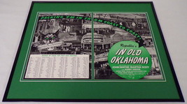 1943 In Old Oklahoma John Wayne 16x20 ORIGINAL Framed Industry Advertisement - £193.49 GBP