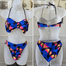 Vintage 80s Pacific Connections St Tropez Bikini Swimsuit M - $36.00
