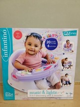 Infantino Music &amp; Lights 3-in-1 Discovery Seat and Booster for girls Sea... - $39.95