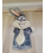 Bugs Bunny Hand Puppet Plush 15&#39;&#39; 24k Posable Looney Tunes, Vintage  - $25.26 CAD
