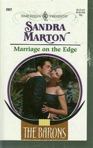 Marton, Sandra - Marriage On The Edge - Harlequin Presents - # 2027 - £2.38 GBP