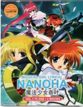 DVD Anime Magical Girl Lyrical NANOHA Complete TV Series (1-76 End) + 4 Movies - £22.96 GBP