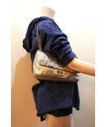 NEW AUTHENTIC CHANEL 2.55 Gold Leather Shoulder Classic Bag - $2,780.00