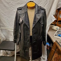New Generation Genuine Leather by Grais Men&#39;s Black Leather Jacket, Size... - £101.36 GBP