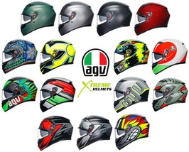 Agv K3 Helmet Adv Full Face Pinlock Ready Inner Sun Shield Dot Ece XS-2XL - £205.60 GBP+