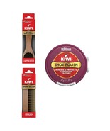 Kiwi Cordovan Shoe Polish 1.125 oz + Shine Brush + Polish Applicator Bru... - $504.43 MXN