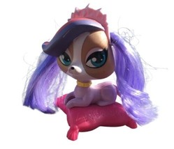 Pink Lavender 3.5&quot; Littlest Pet Shop Dog Figurine - £3.98 GBP