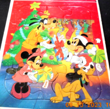 Walt Disney Frame Tray Puzzle Mickey Minnie Goofy Pluto Christmas Gifts - $7.79