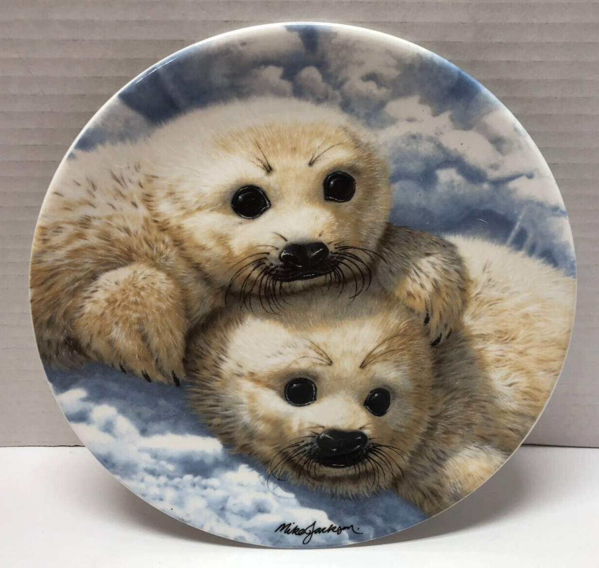 Royal Grafton Baby Seals Bradford Bradex Porcelain Plate - $4.95