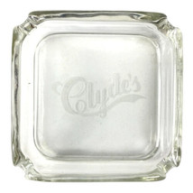 Clydes Tavern Vintage AshTray Home Bar Man Cave Glass Coaster Valet 420 ... - £28.03 GBP