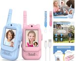 Fun and Safe Walkie Talkies for Ages 3-5 - Dual Pack with Video and Voic... - $67.27