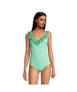 DRAPER JAMES x Lands End One Piece SWIMSUIT Size: 8 / SMALL New SHIP FRE... - $115.00