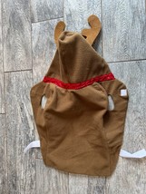 Christmas Halloween Dog costume Reindeer Deer Sweater Coat Jacket Sequin... - $12.01