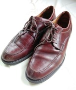 JOHNSTON MURPHY Men 9.5-M Brown Sheepskin Leather Split Toe Dress Oxford... - €32,93 EUR