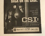 CSI Tv Guide Print Ad Advertisement William Peterson Marg Helgenberger TV1 - £4.64 GBP