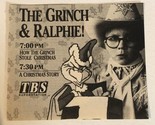 The Grinch &amp; Ralphie Vintage Tv Guide Print Ad Advertisement  TV1 - £4.72 GBP