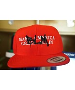 Black Lives Matter BLM Graffiti Tagged Over MAGA Trump Embroidered Snapb... - $54.45 CAD