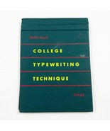 College Typewriting Technique  HH Smith &amp; AC Lloyd 1952 HB - $17.79 CAD