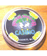 (1) $100. Silver Dollar Casino Chip - Everett, Washington - 2005 - $16.95