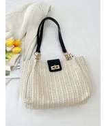 Woven Straw Shoulder Bag - $30.86 CAD